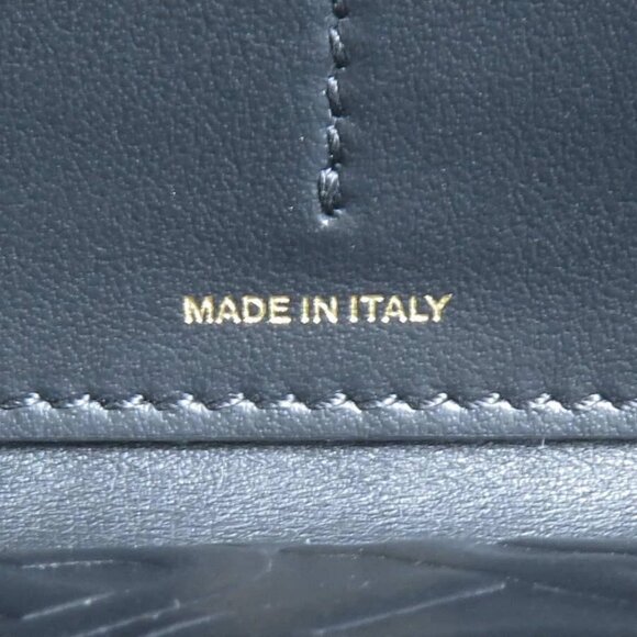 Auth BURBERRY Long Wallet Black Leather/Goldton - Picture 6 of 8